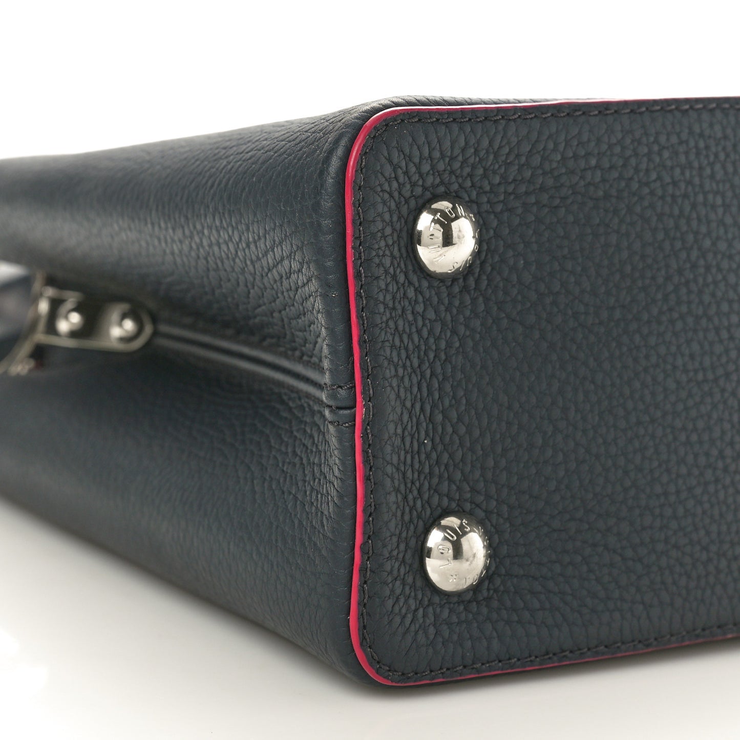 Taurillon Capucines BB Cobalt Fuchsia