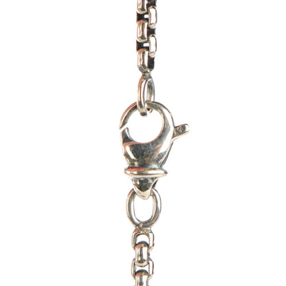 David Yurman Sterling Silver 14K Yellow Gold Blue Topaz 10mm Acorn Pendant Necklace 3 of 6