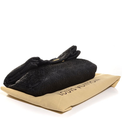 Louis Vuitton Calfskin Quilted Monogram Altair Clutch Black 4 of 8