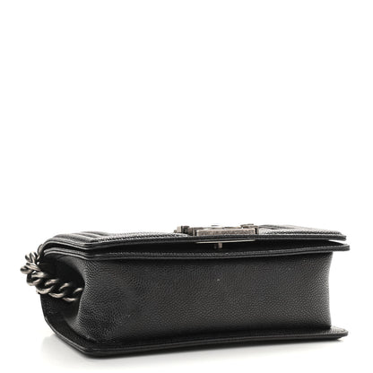 Chanel Caviar Quilted Small Boy Flap Black 4 of 12