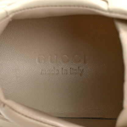 Gucci Calfskin Logo Womens Rhyton Sneakers 37 Ivory 7 of 10