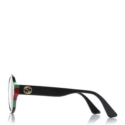 Gucci Round Web Sunglasses GG0280SA Black Green 3 of 8