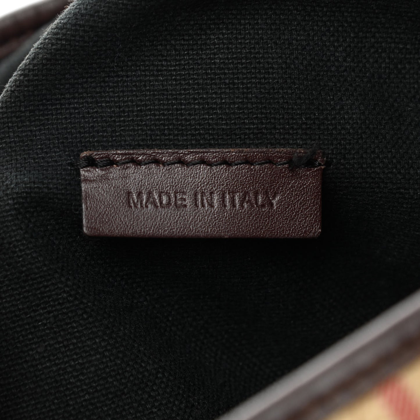 Haymarket Check Buckle Satchel Chocolate