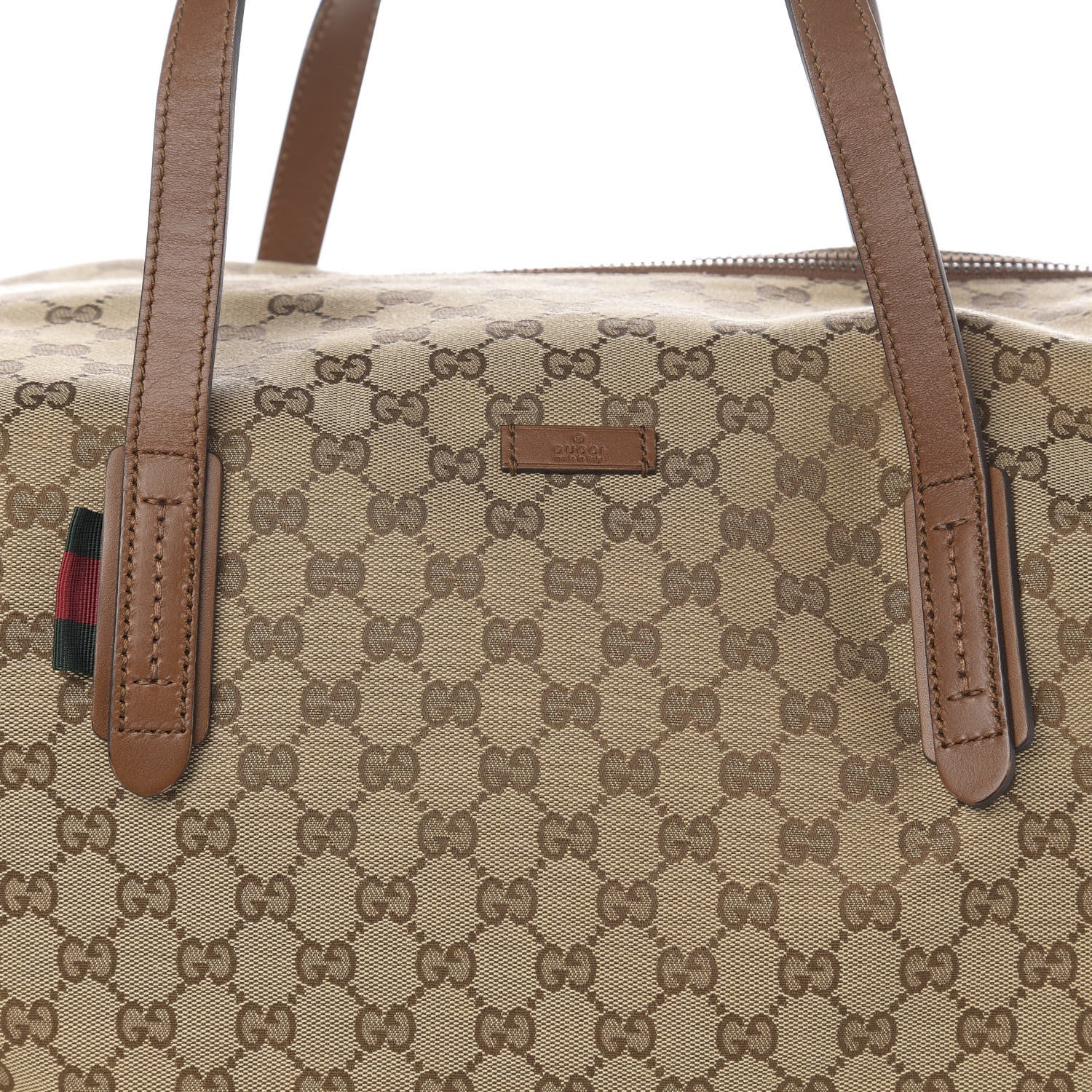 Gucci Monogram Carry-On Duffle Bag Brown 9 of 9