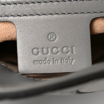 Gucci Guccissima Linea A Foldover Tote Storm Grey 6 of 10