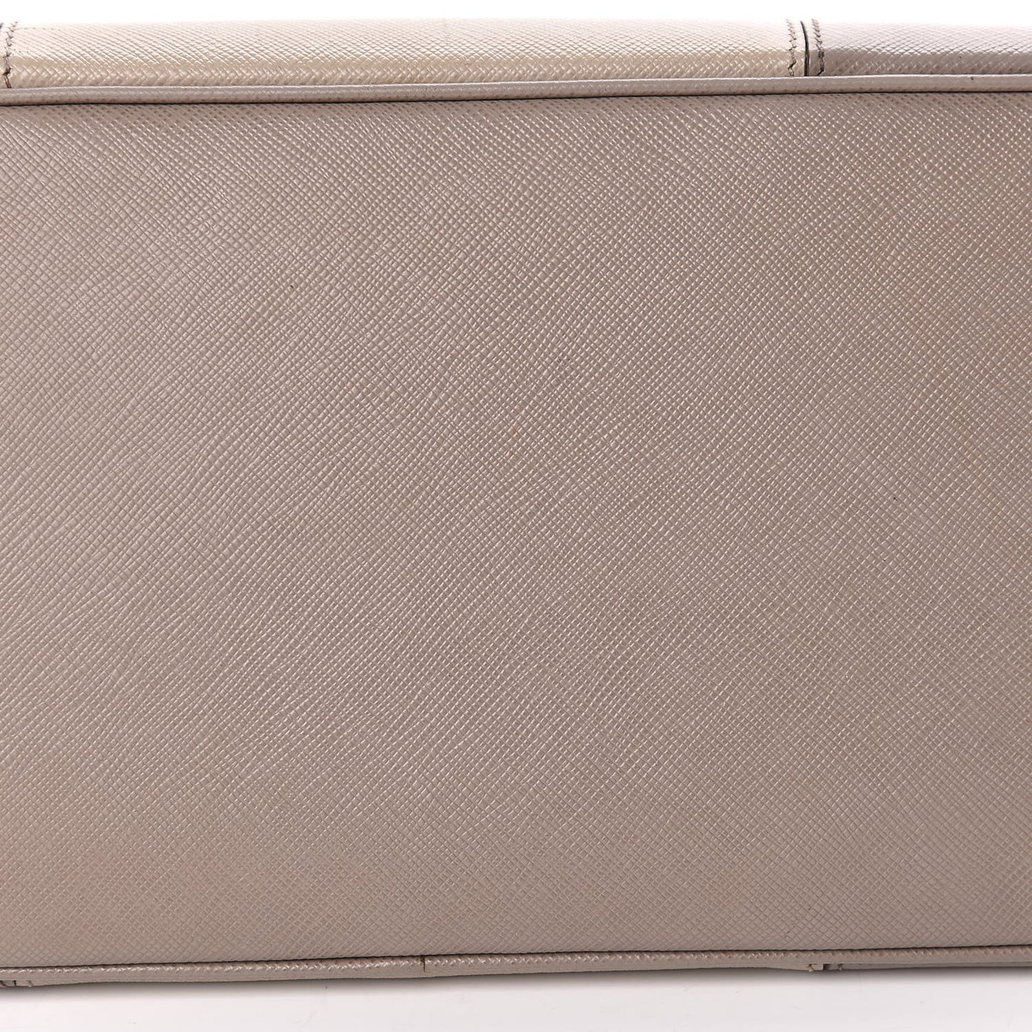 Saffiano Lux Bi-Color Promenade Tote Argilla Pomice