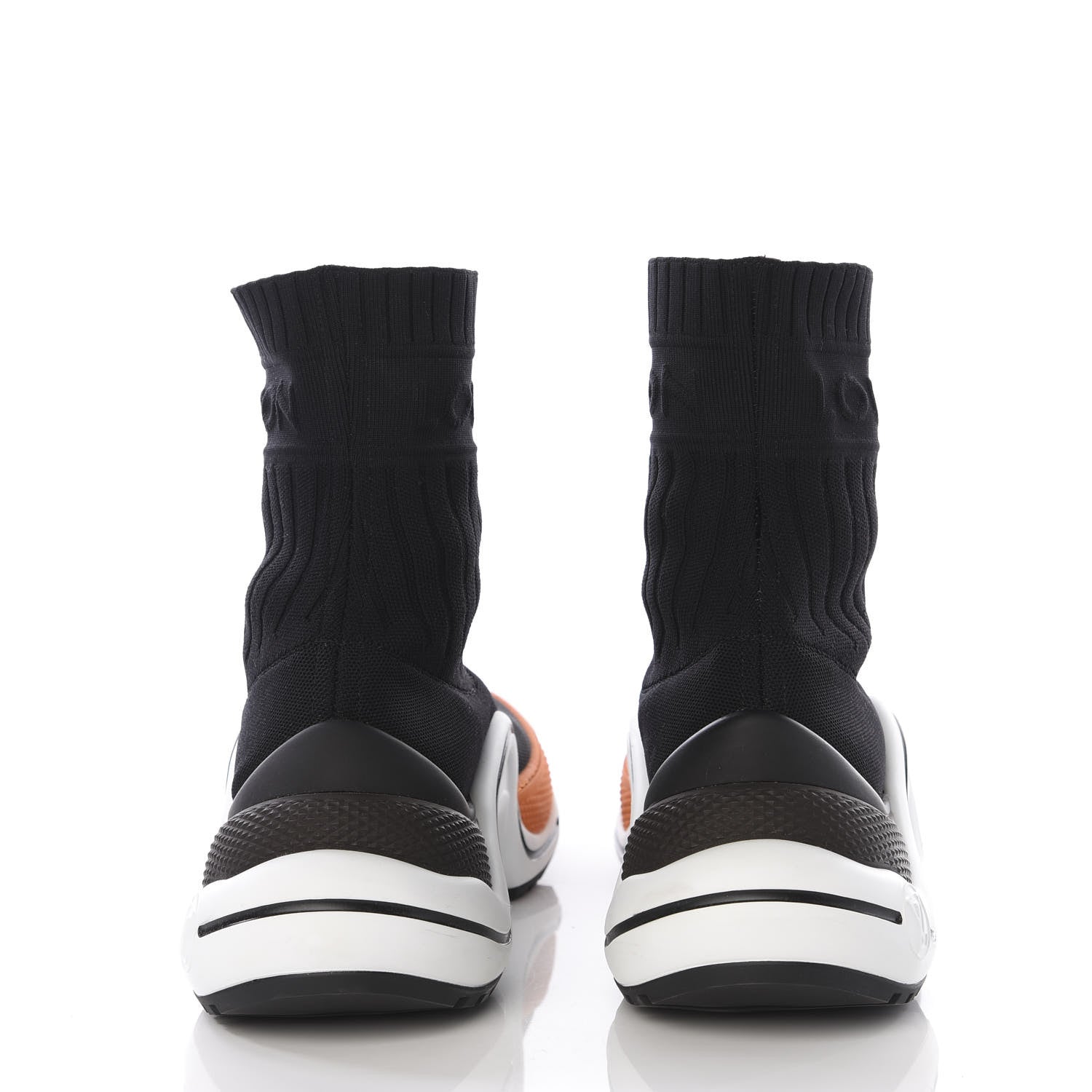 Louis Vuitton Stretch Textile LV Archlight Sneaker Boots 38.5 Black Orange 7 of 11