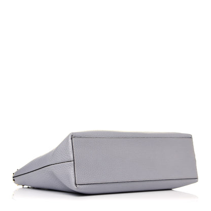 Valentino Garavani Grained Calfskin Rockstud Shoulder Tote Pastel Grey 4 of 11