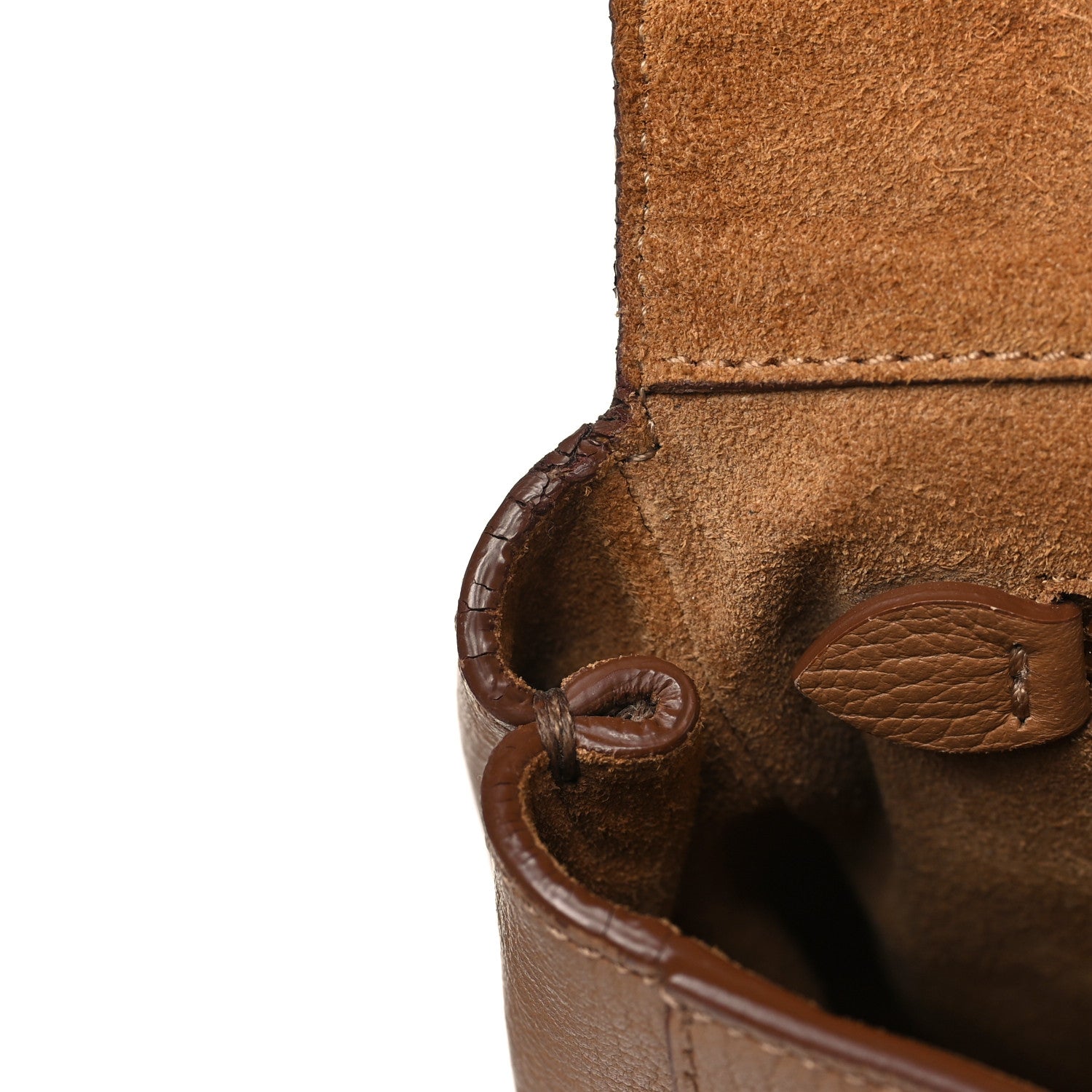 Mulberry Small Classic Grain Calfskin Medium Lily Flap Brown 12 of 14