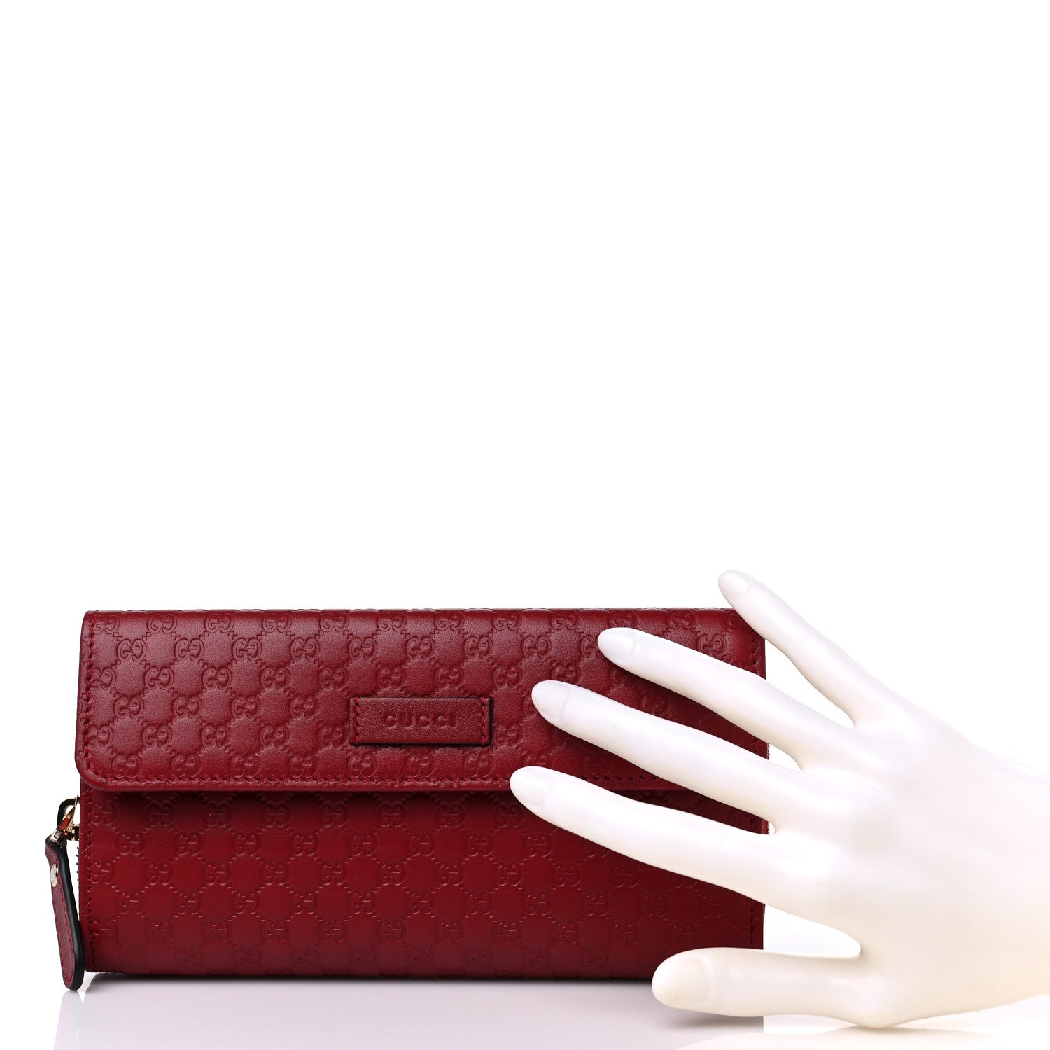 Gucci Soft Microguccissima Continental Zip Wallet Red 2 of 15