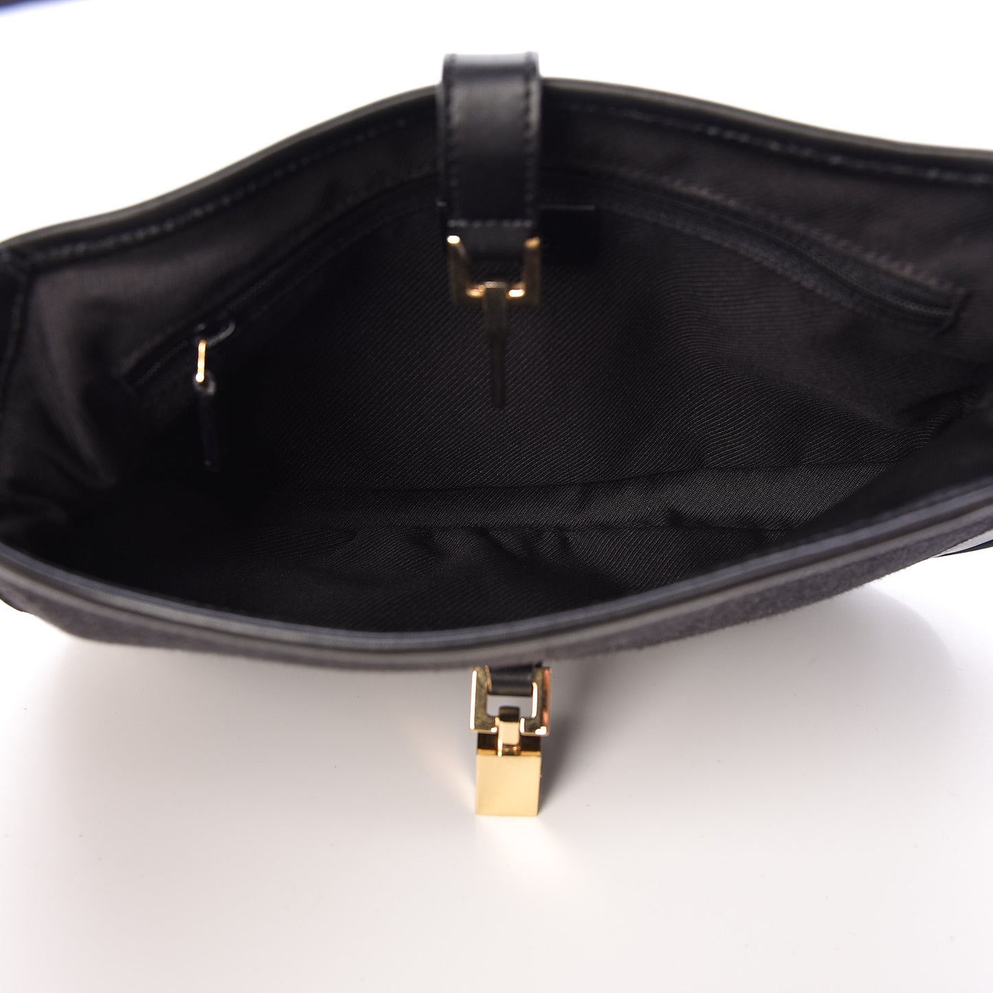 Denim Monogram Small Jackie O Hobo Black
