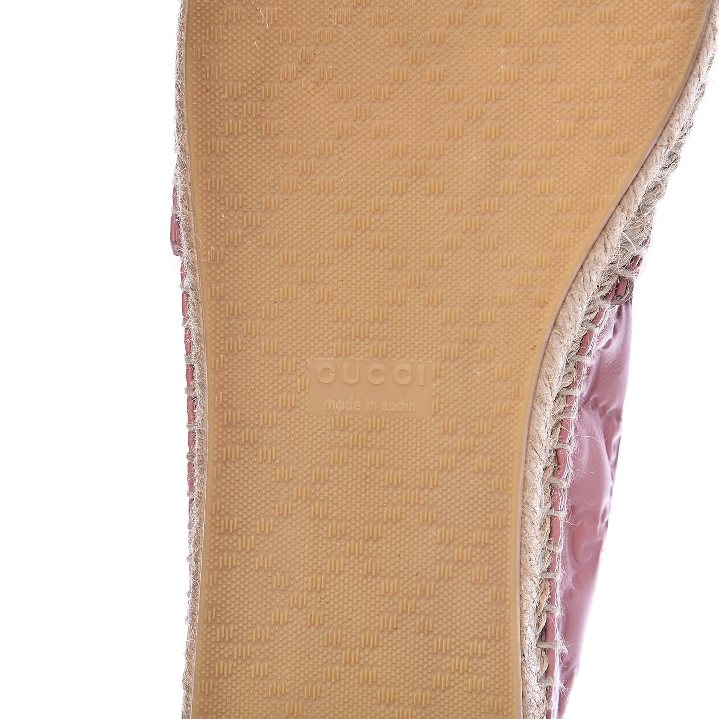 Guccissima Signature Espadrilles 40.5 Rose Baby Candy