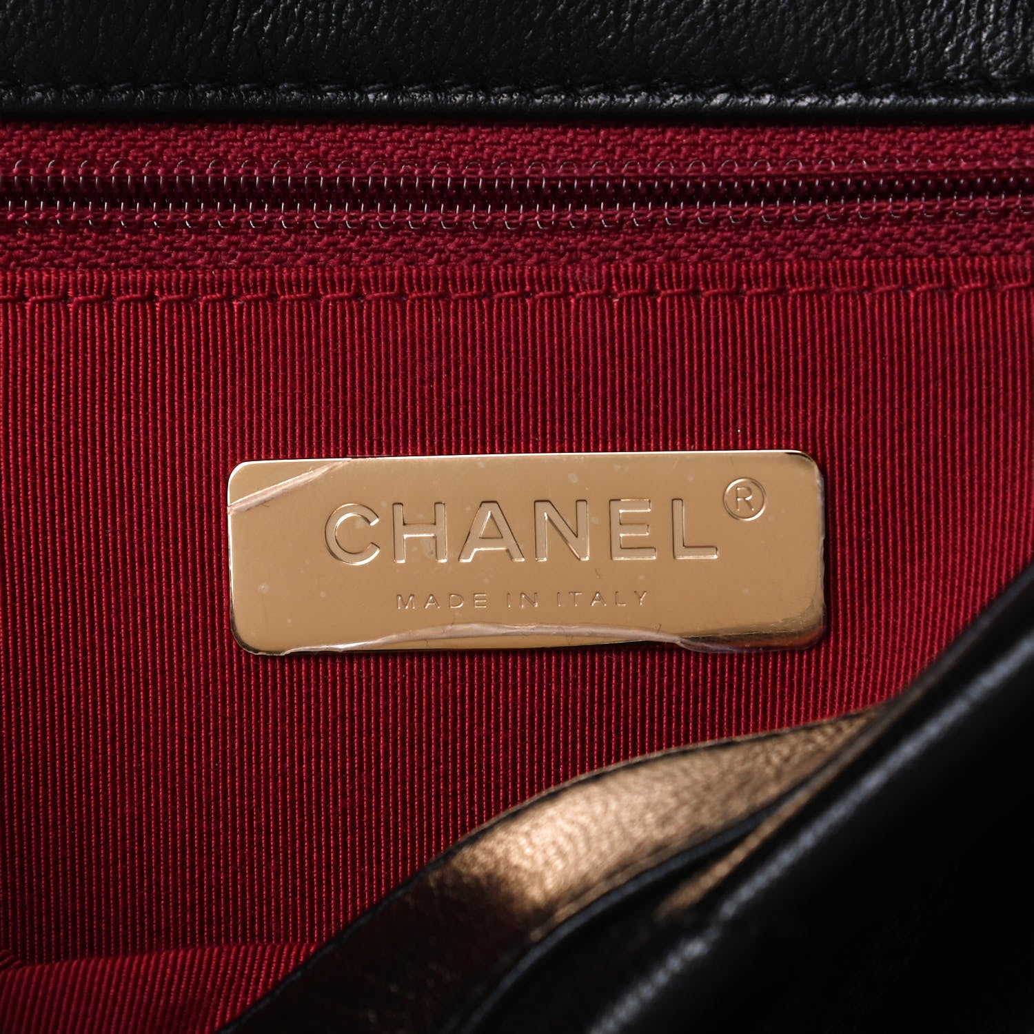 Chanel Lambskin Quilted Medium Chanel 19 Flap Black 6 of 11