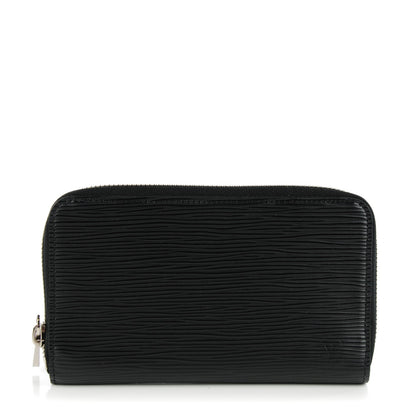 Louis Vuitton Epi Zippy Compact Wallet NM Black 1 of 7