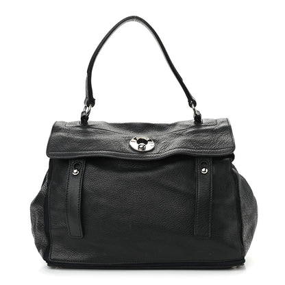 Saint Laurent Calfskin Canvas Medium Muse Two Black 1 of 12