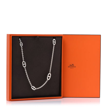 Hermes Sterling Silver Farandole Necklace 80 6 of 6