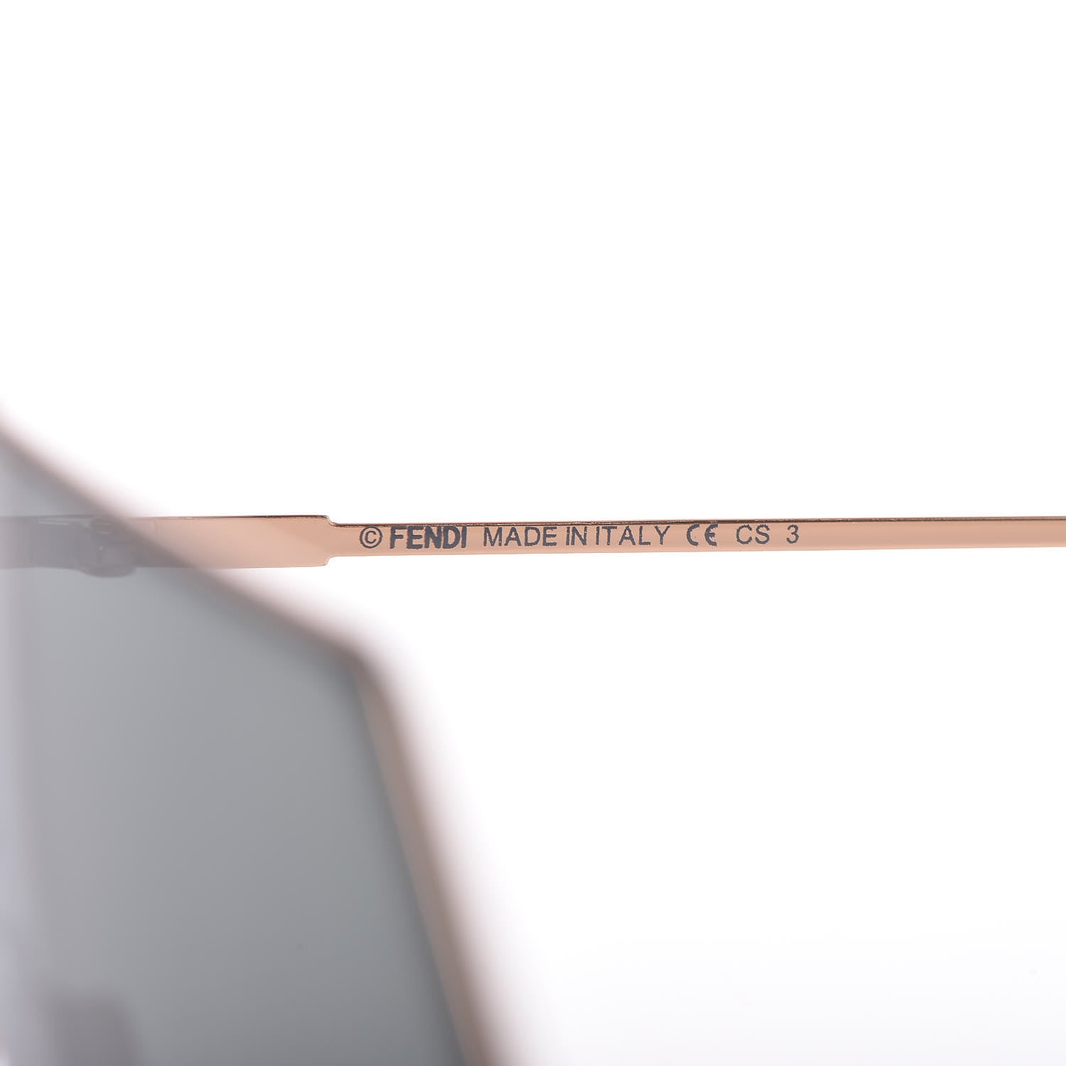 Fendi Metal Mirrored Eyeline Sunglasses FF 0193/S Matte Rose Gold 6 of 8