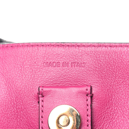 Christian Dior Bullcalf Large Diorissimo Tote Black Rose Indien 7 of 10
