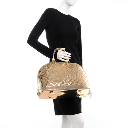Louis Vuitton Monogram Miroir Alma MM Gold 2 of 7