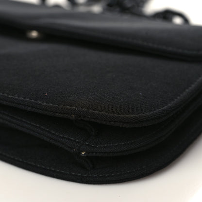 Prada Tessuto Nylon Swing Chain Shoulder Bag Black 7 of 9