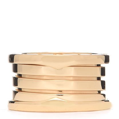 Bulgari 18K Yellow Gold B.Zero1 Four-Band Ring 50 5.25 1 of 6