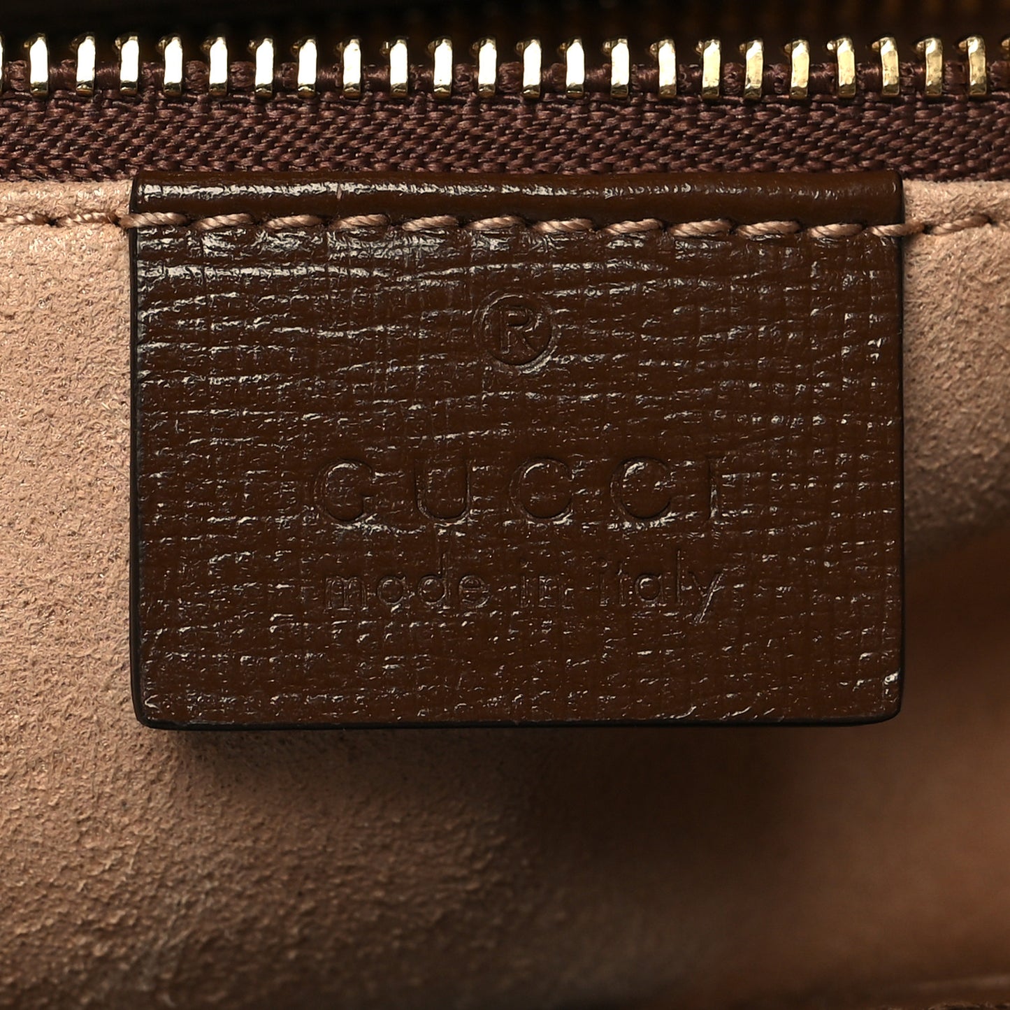 GG Supreme Monogram Horsebit 1955 Shoulder Bag Beige Brown Sugar