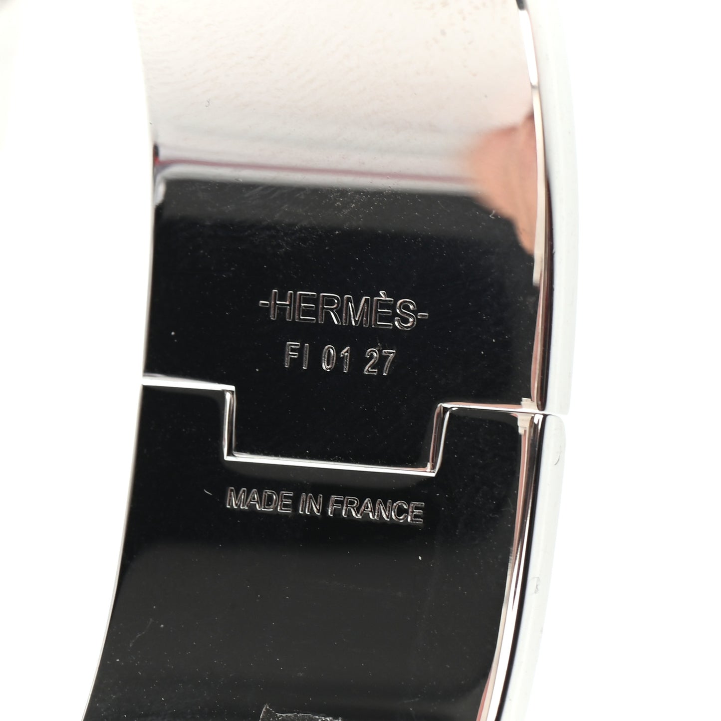 Enamel Wide Clic Clac H Bracelet PM Indigo