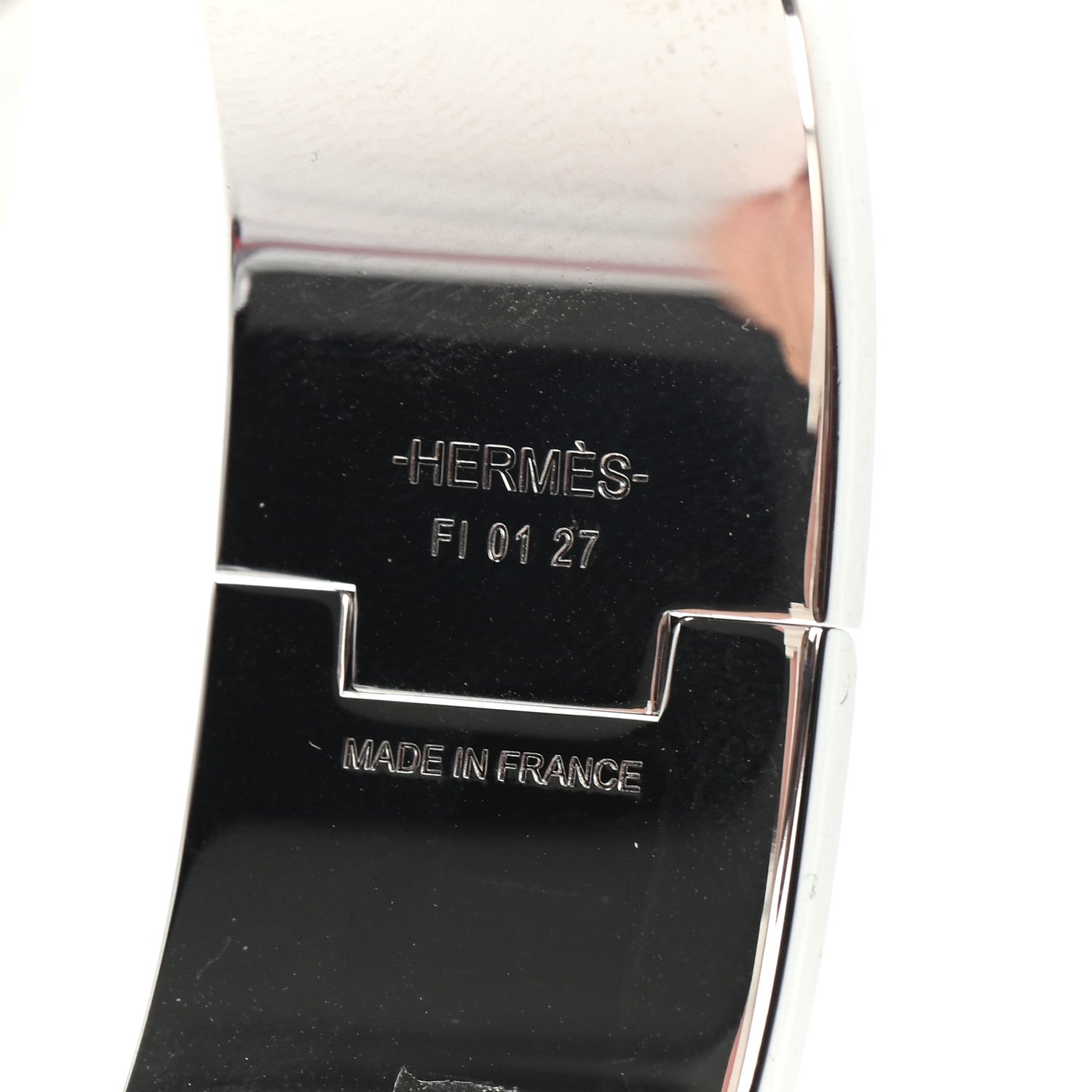 Hermes Enamel Wide Clic Clac H Bracelet PM Indigo 4 of 4