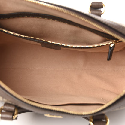 Gucci GG Supreme Monogram Web Medium Ophidia Boston Brown 5 of 11