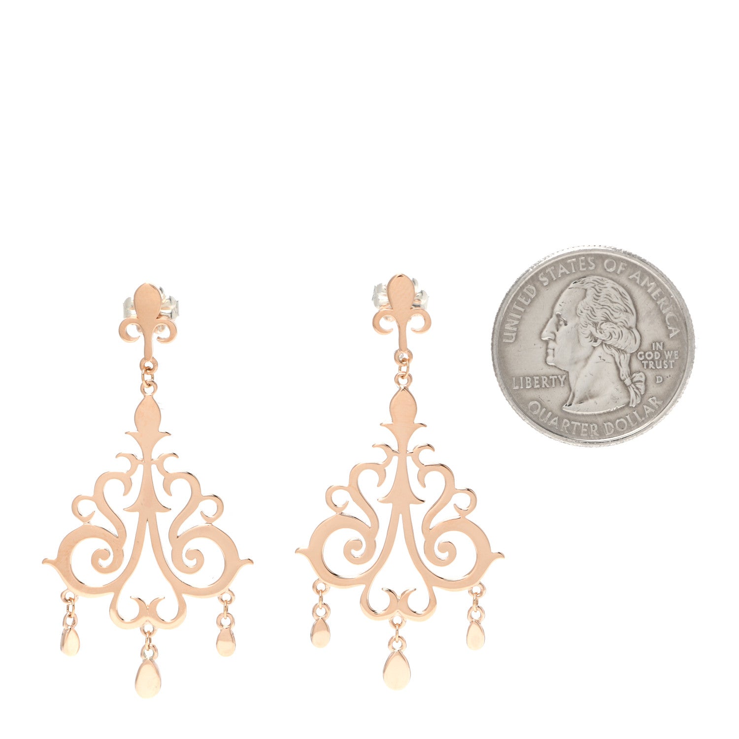 Tiffany Rubedo Metal Enchant Chandelier Earrings 2 of 5