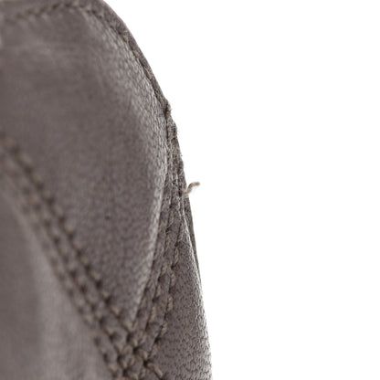 Saint Laurent Grained Lambskin Quilted Mini Becky Double Zip Bag Taupe 15 of 16