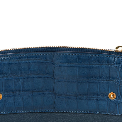 Nancy Gonzalez Crocodile Small Christie Satchel Blue 16 of 21