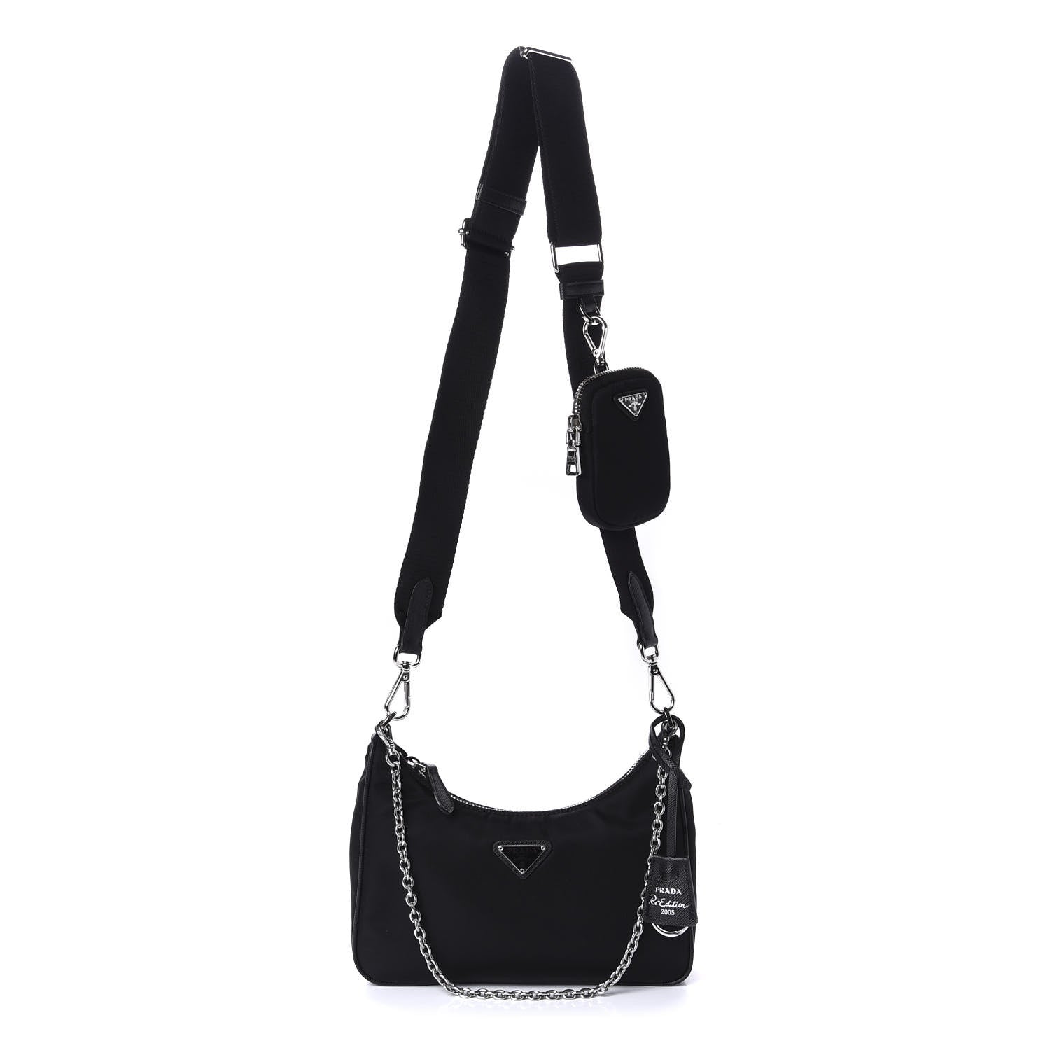 Prada Nylon Re-Edition 2005 Shoulder Bag Black 1 of 10