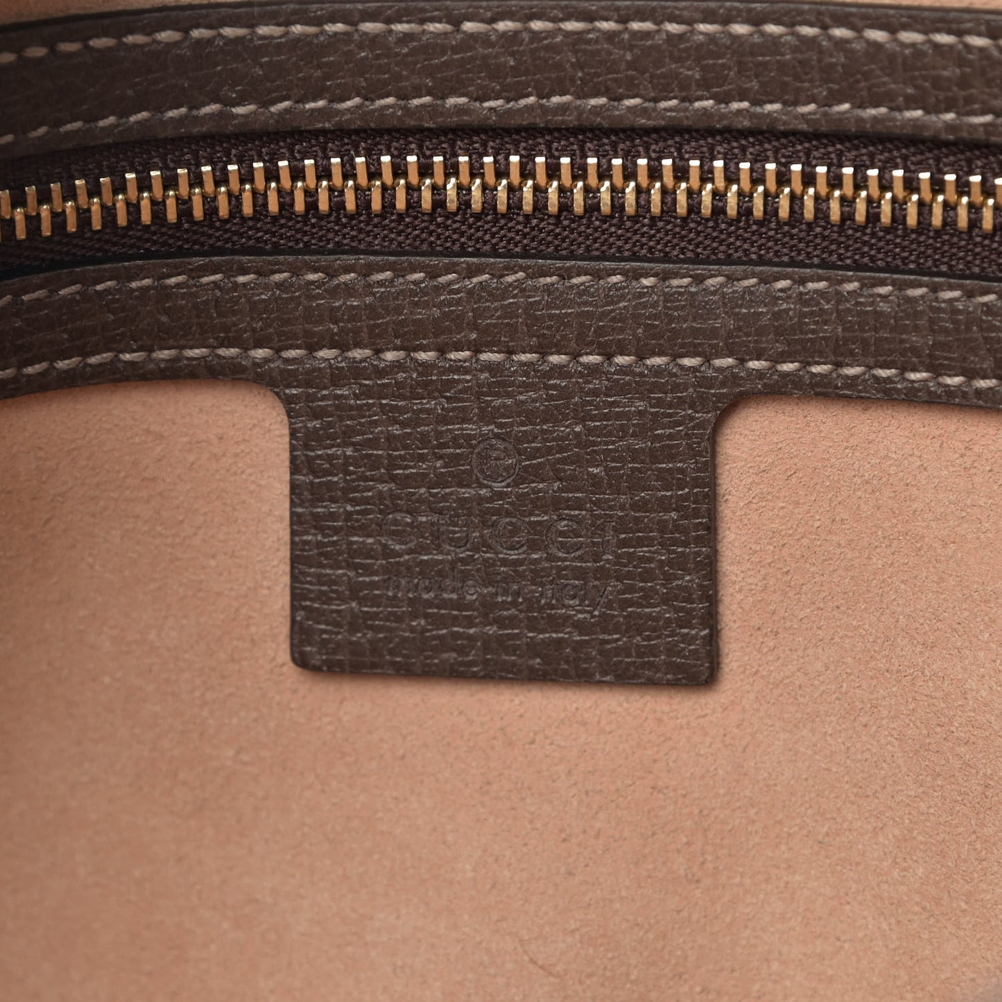 GG Supreme Monogram Web Small Ophidia Shoulder Bag Brown