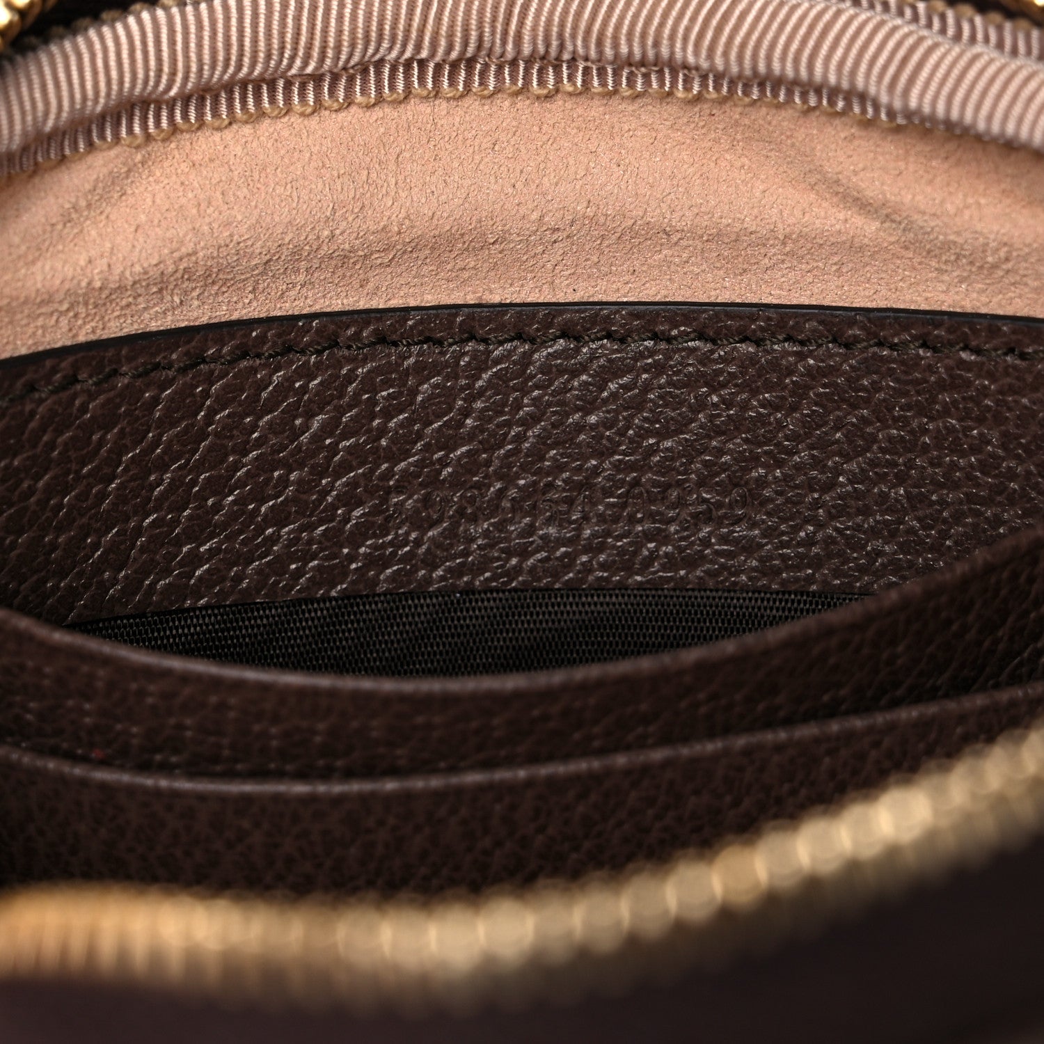 Gucci GG Supreme Monogram Web Mini Ophidia GG Bag Brown 7 of 12