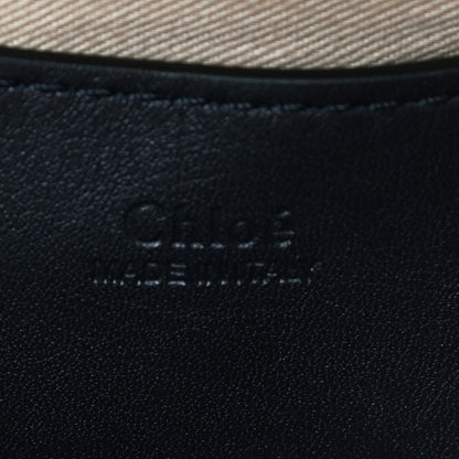 Chloe Smooth Calfskin Little Horses Embroidered Shoulder Bag Black 6 of 10