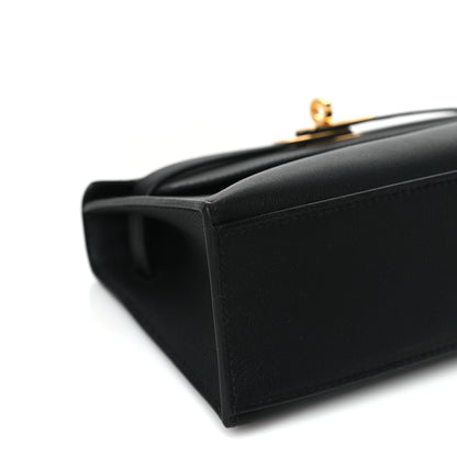 Hermes Swift Kelly Pochette Clutch Black 9 of 11