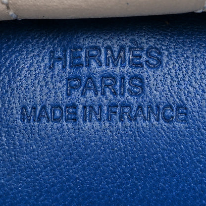Hermes Milo Lambskin Grigri Rodeo Horse Bag Charm PM Bleu France Nata Black 3 of 3