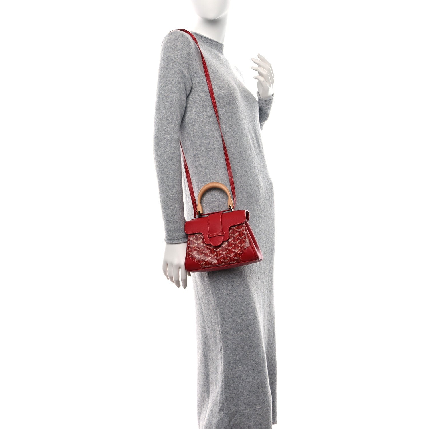 Goyard Goyardine Saigon Mini Red 2 of 10