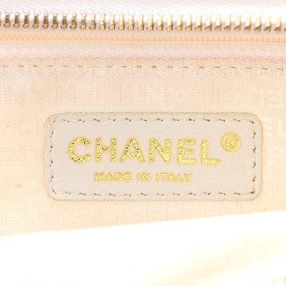 Chanel Canvas CC Handbag Pink White 6 of 13