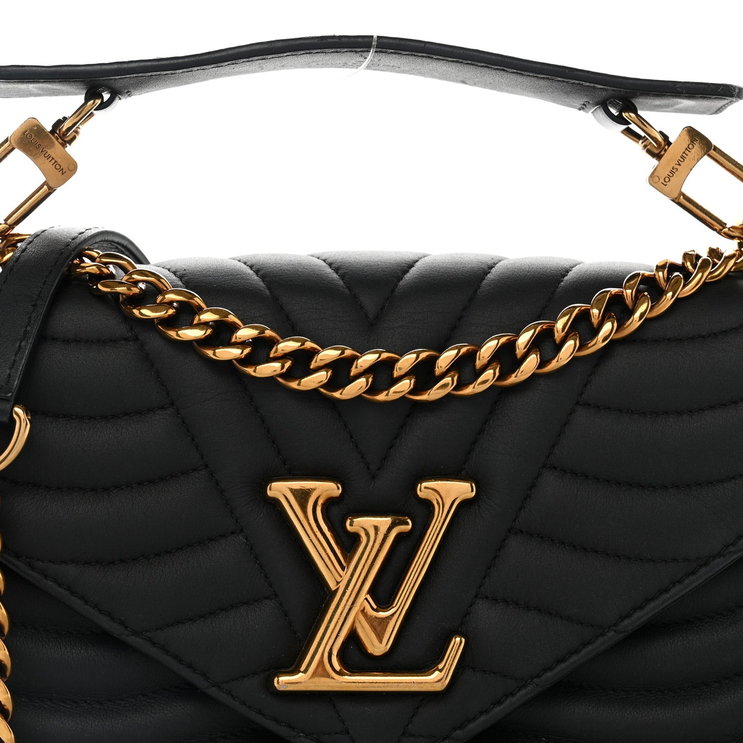 Calfskin New Wave Chain MM Black