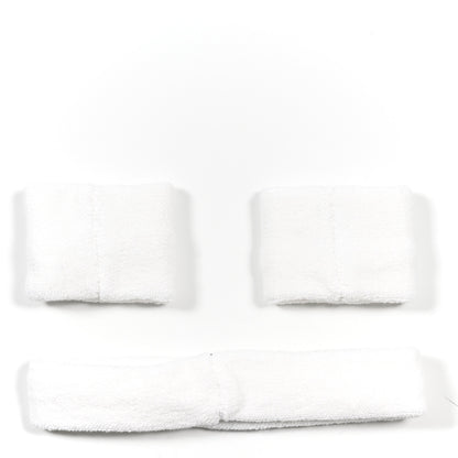 Chanel Terry Cotton CC Sports Set Towel Black White 5 of 6