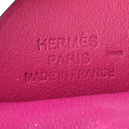 Hermes Milo Lambskin Lizard Touch Grigri Rodeo Pegase Horse Bag Charm PM Rose Poupre 3 of 3