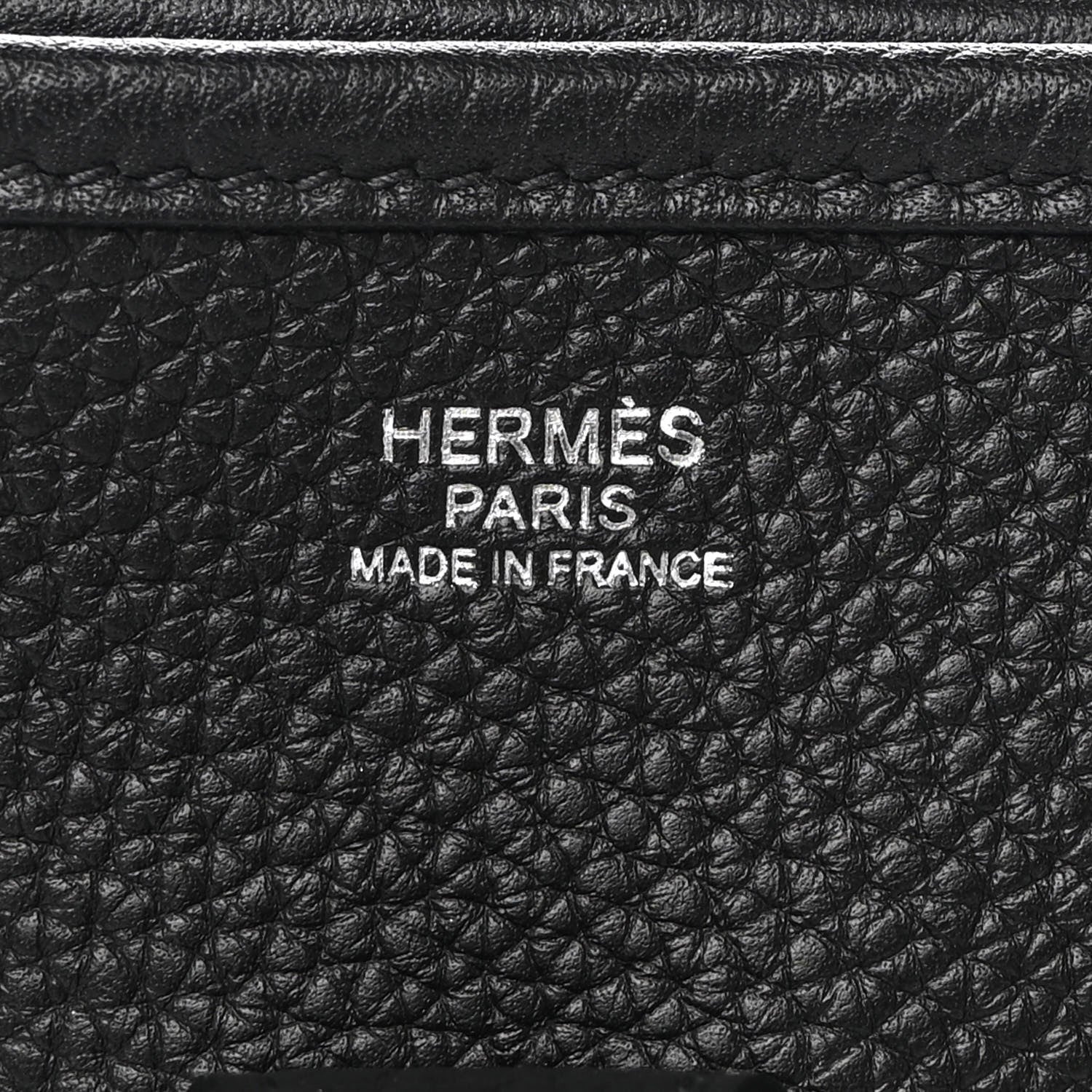 Hermes Taurillon Clemence Evelyne III PM Black 5 of 9
