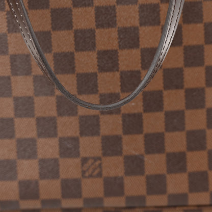 Louis Vuitton Damier Ebene Neo Neverfull MM Rose Ballerine 23 of 26