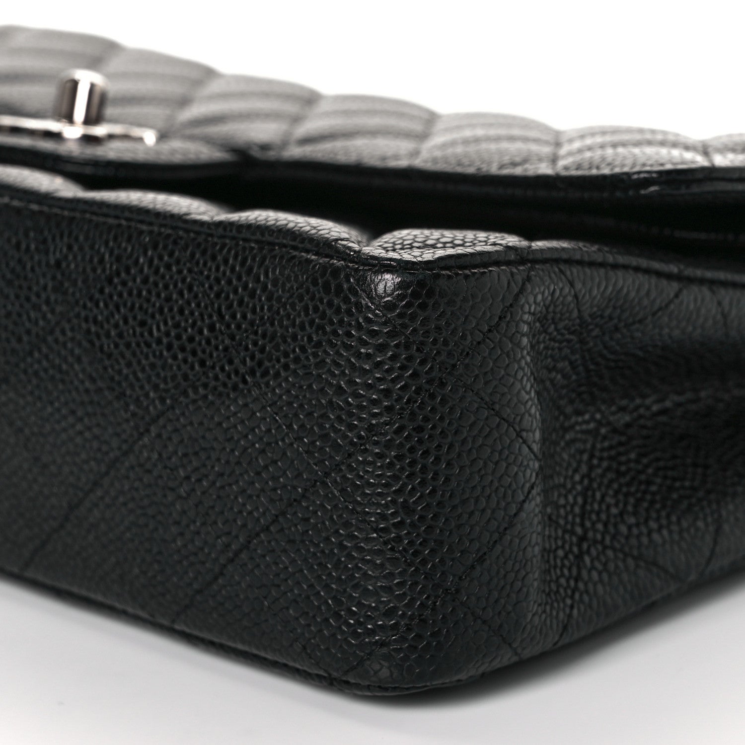 Chanel Caviar Quilted Medium Double Flap Black 6 of 9