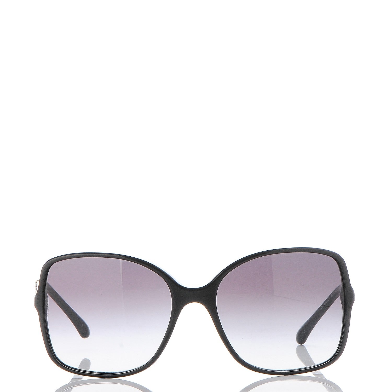 Chanel Lambskin Square Chain Sunglasses 5210-Q Black 2 of 9