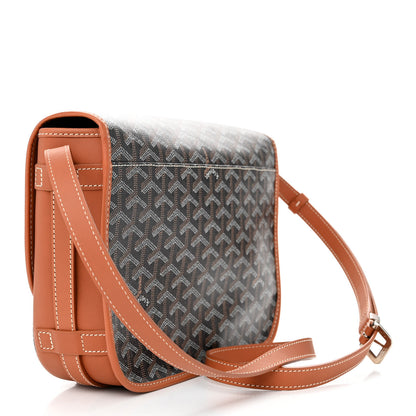 Goyard Goyardine Belvedere MM Messenger Bag Black Gold 3 of 11
