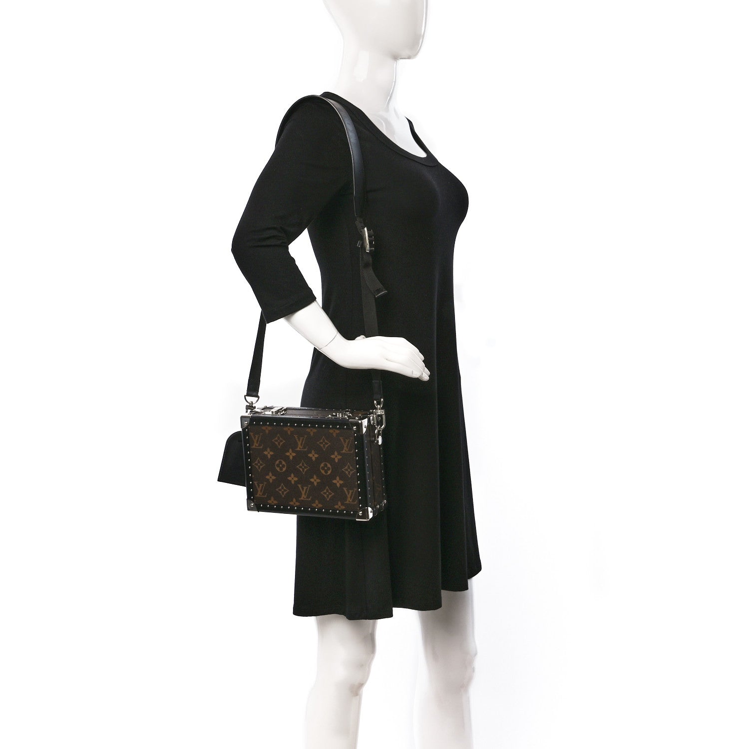 Louis Vuitton Monogram Macassar Clutch Box 2 of 9