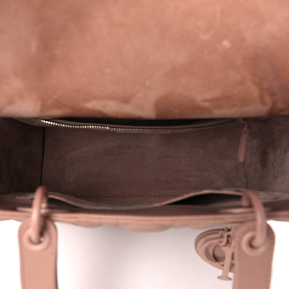 Christian Dior Ultra Matte Calfskin Cannage Medium Lady Dior Beige 5 of 11